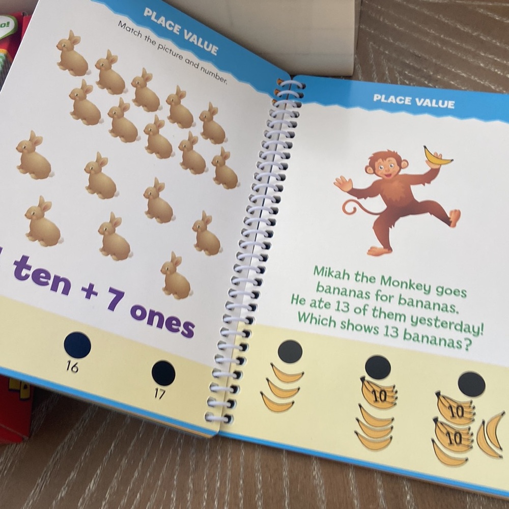 Hot Dots First Grade Math Practice Educational Cards Interactive Pen System - Picture 10 of 10